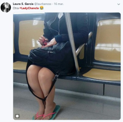 Con memes se burlan de 'lady chanclas' por pedir que le paguen sus sandalias tras ser pisoteada
