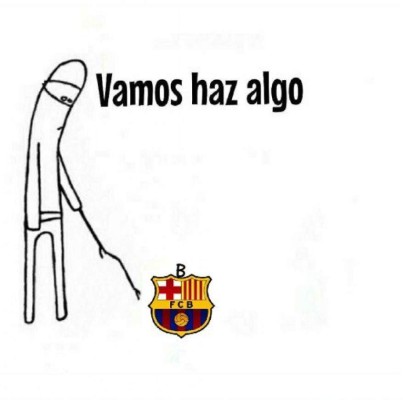 Con memes destrozan al Barcelona tras el empate con Real Madrid