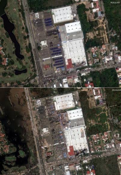 Antes y después de la devastación en Acapulco tras Otis