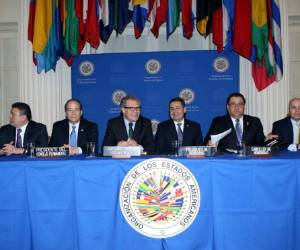 El Gobierno hondureño se comprometió a prestar toda la colaboración técnica y administrativa que se considere necesaria para el trabajo de los miembros de la Maccih. Foto: Johnny Magallanes