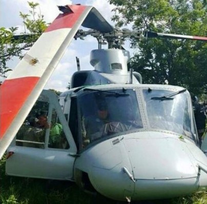 Al menos tres heridos en accidente de helicóptero de la Fuerza Aérea