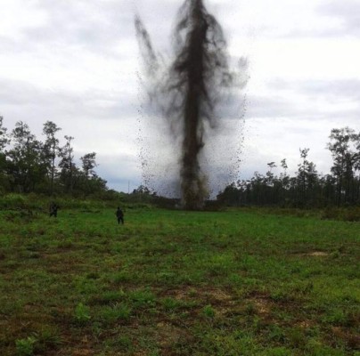 Destruyen narcopista en el noreste de Honduras