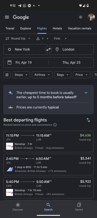 Google Flights es un buscador creado por Google para encontrar vuelos más económicos en internet.