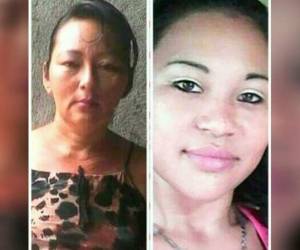 Olga Anastacia Sánchez y su hija Kensil Daniela Sánchez