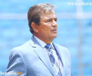 Jorge Luis Pinto, entrenador de Honduras: Foto Delmer Martínez (enviado)