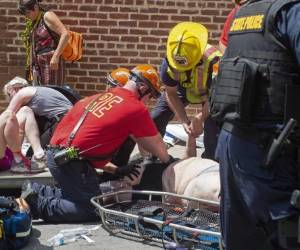Hacia el final de la tarde, al menos 35 personas eran o habían sido atendidas por heridas graves o leves, informó Thomas. (Foto: AFP/ El Heraldo Honduras/ Noticias de Honduras)