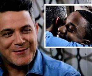 Alejandro Sanz fue el encargado de darle la buena noticia a Aaron.