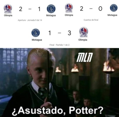 ¡No perdonan! Con memes destrozan al Motagua tras caer eliminado ante Olimpia