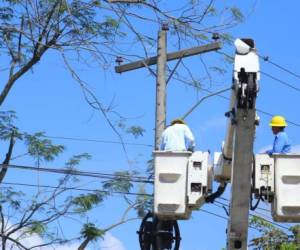 Empresa Energía Honduras realizará trabajos de mantenimiento este sábado y domingo. Foto: Archivo EL HERALDO.