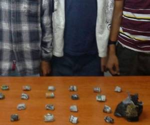 Los menores fueron puestos a las ordenes de la fiscalía de turno.