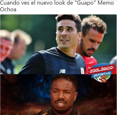 Los memes que generó el nuevo look de Memo Ochoa