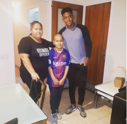 El noble gesto de Anthony Choco Lozano con un niño que sufre leucemia