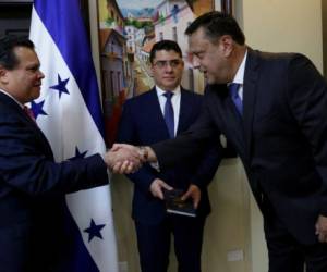 La ceremonia de juramentación se realizó en Casa Presidencial. (Foto: El Heraldo Honduras/ Noticias Honduras hoy)