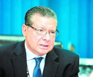 David Matamoros, magistrado presidente del Tribuna Supremo Electoral.