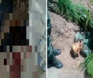 Una de las víctimas quedó en el interior de una cuneta a 300 metros de donde asesinaron a su hermano.