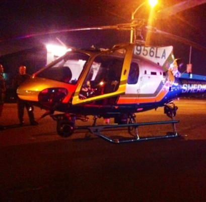 Conversación sobre sexo desde helicóptero policial