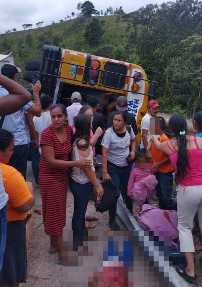 Las imágenes del fatal accidente de un bus en Nicaragua; hay 16 muertos