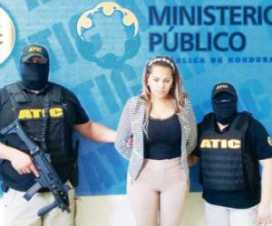 La mujer fue capturada esta semana a través de Operación Avalancha (Foto: MP/ El Heraldo Honduras/ Noticias de Honduras)