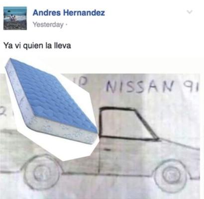 Joven pierde el colchón de su cama y se convierte en fenómeno viral en las redes sociales