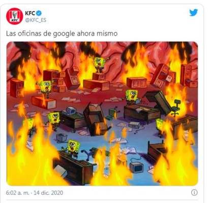 Los inesperados memes que dejó la caída mundial de Google