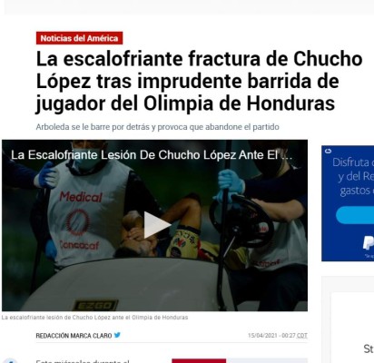 Juego sucio y violento: Esto dice la prensa internacional sobre el juego de Olimpia ante el América