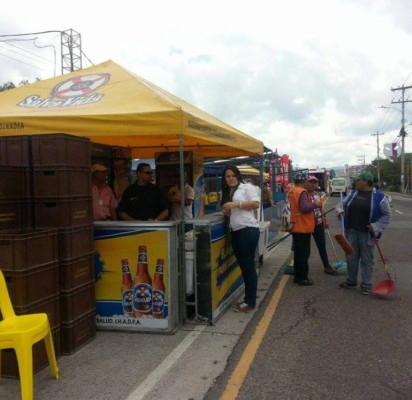Todo listo para el carnaval de Tegucigalpa