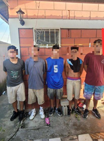 Caen nueve pandilleros con armas y chalecos antibalas en sector López Arellano