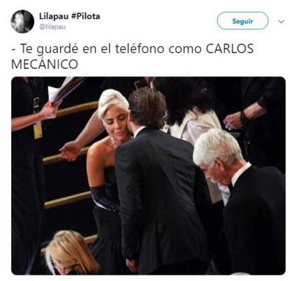 Miradas entre Lady Gaga y Bradley Cooper en los premios Oscar desatan divertidos memes