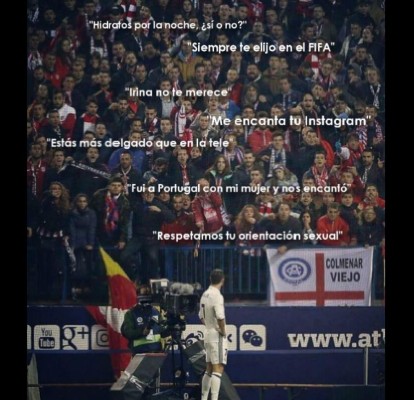 Los memes de la celebración de CR7 en el derbi de Madrid