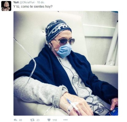 La cantante Yuri aparece en foto que entristece a sus seguidores
