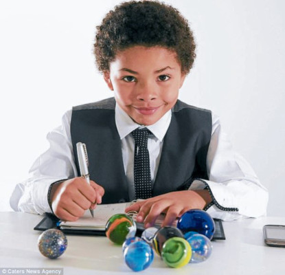 El magnate más joven del mundo tiene ocho años