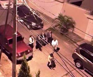 La imagen fue difundida por un vecino de la residencia de Mauricio Oliva, presidente del Congreso Nacional.