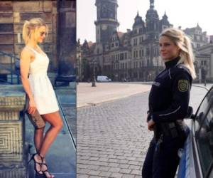 Varios hombres quieren ser arrestados por la bella oficial de la policía alemana que está acabando con Instagram con sus sensuales fotos.