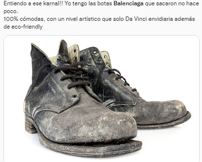 Los divertidos memes que dejó la nueva colección de tenis de Balenciaga