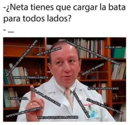 En redes celebran el Día del Médico Hondureño con memes