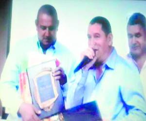 Miguel Arnulfo recuerda a los presentes que “Toro” es su hijo mayor.