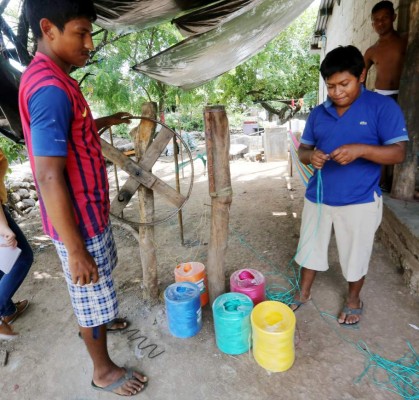 Las hamacas, una labor artesanal en la Rinconada al sur de Honduras