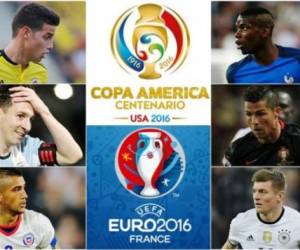 Los mejores jugadores del mundo participan con sus selecciones en estas fiestas del fútbol mundial.