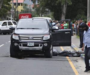 El asesinato en contra de los dos hombres ocurrió en el barrio El Benque de San Pedro Sula, norte de Honduras.