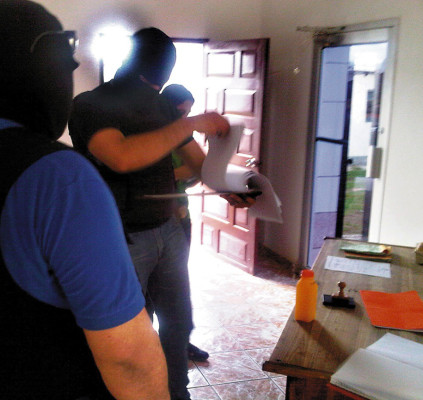 Decomisan varias armas de fuego en San Esteban, Olancho