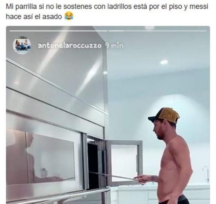 Los memes más divertidos de la lujosa parrilla de Messi