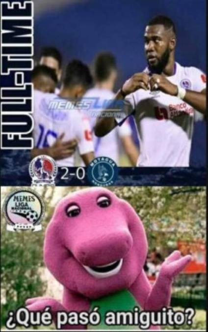 Motagua es víctima de memes tras perder ante Olimpia con doblete de Benguché