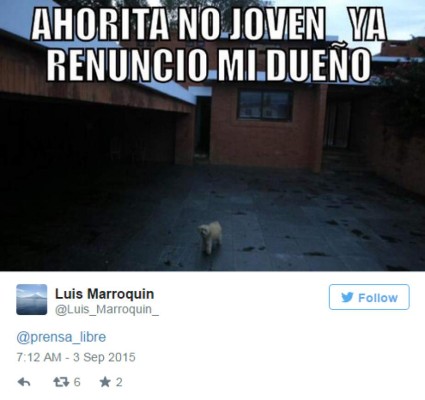 Los memes sobre la renuncia de Otto Pérez