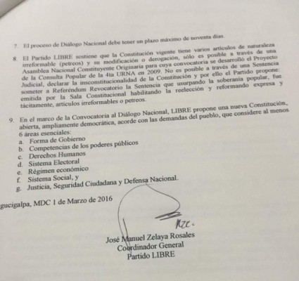 Manuel Zelaya solicitará anulación de sentencia para la reelección presidencial