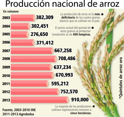 Productores de arroz rechazan importación por desabasto