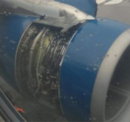 Avión se desarma en Chile