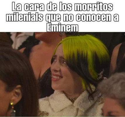 Famosos son blanco de memes tras la presentación de Eminem en los Oscar