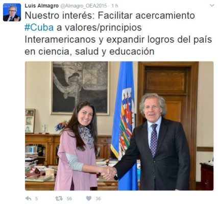Cuba niega visa a secretario general de la OEA