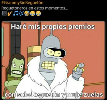 Invaden redes con graciosos memes sobre polémica del reguetón en los Latin Grammy  