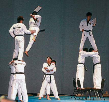 Espectacular show de K-Tigers en Tegucigalpa